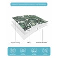 thumbnail image 5 of Green Palm Leaves Twin XL Size Down Alternative Comforter, Lightweight Comforter Quilt Bedding Set with Pillow Shams Summer Tropical Leaf Vintage All Seasons Bed Comforter Duvet Insert 68"x98", 5 of 7