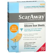 Scaraway Silicone Scar Sheets - 8 Ea