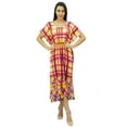 thumbnail image 2 of Bimba Womens Rayon Kaftan Long Maxi Caftan Designer Nightwear Dress Coverup, 2 of 8