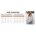 thumbnail image 5 of FreshPretty Women's Short Sleeve Sweater Spring Summer Crochet Knit Tops V Neck Striped Button Down Dressy Casual Blouses, 5 of 9