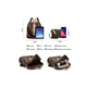 thumbnail image 4 of Kit Mochila Moda Casual Bolso Casual Para Mujer, 2 Piezas, 4 of 4