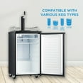 Arctic King Single Tap Kegerator, 4.9 Cu. ft, Black, ABDA049ADBS