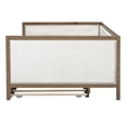 thumbnail image 6 of Noble House Dover Full Upholstered Daybed, Linen Guest Bed with Twin Trundle and Nailhead Trim, Wood & Beige, 6 of 13