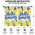 thumbnail image 2 of Blackout Kids Curtains,Blue Lemon Childrens Insulated Curtains Set Of 2,Bedroom Essentials,Toddler Room Decor 42x63in(106x160cm), 2 of 4