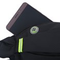 thumbnail image 2 of Cangurera para correr Spptty Nylon Negro equipo de deporte, 2 of 8