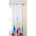 thumbnail image 1 of Intelligent Design Olivia Printed Blackout Window Panel Blue 84" Panel, 1 of 5