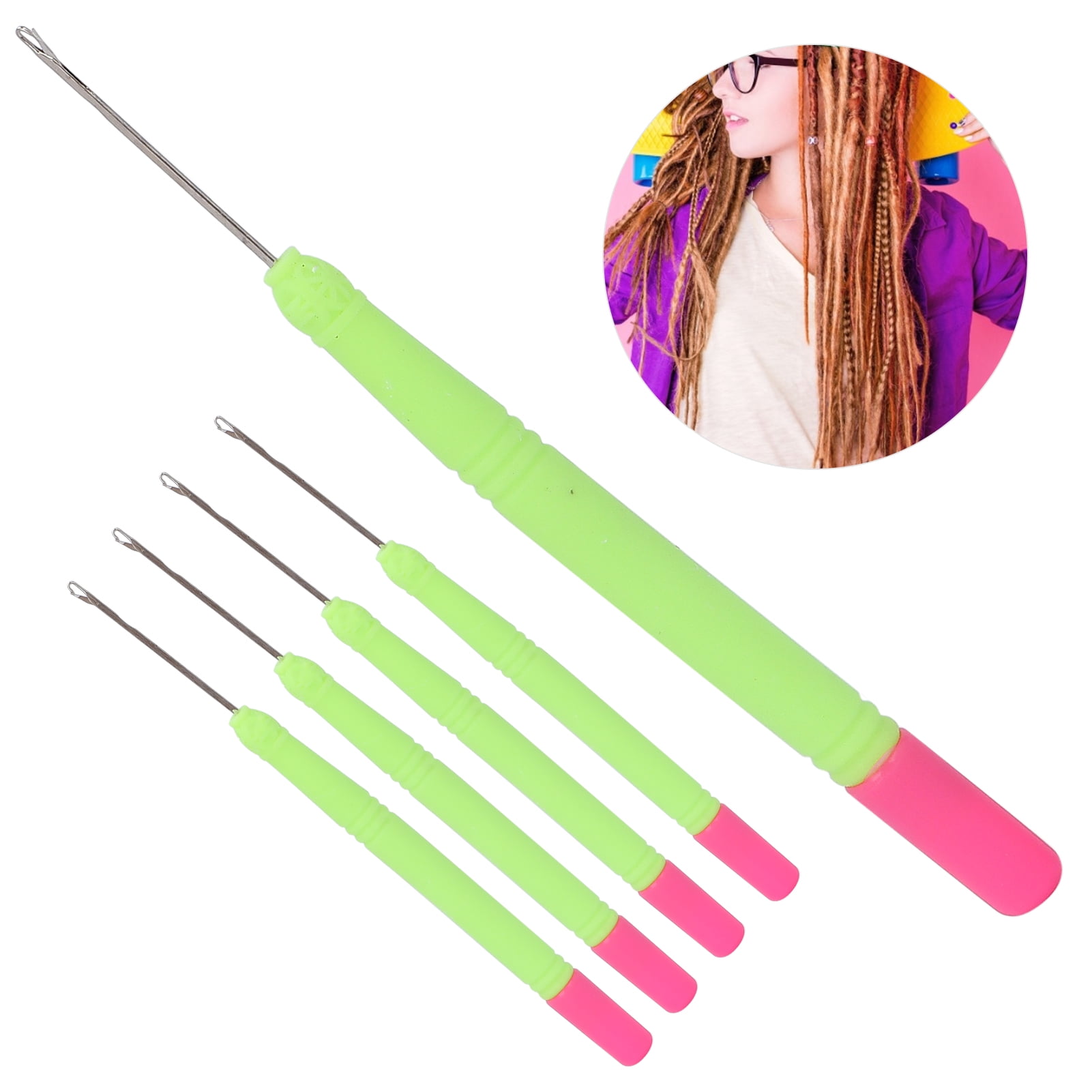 Latch Hook Crochet Needle for Micro Braids Hair Extension -  Canada in  2023