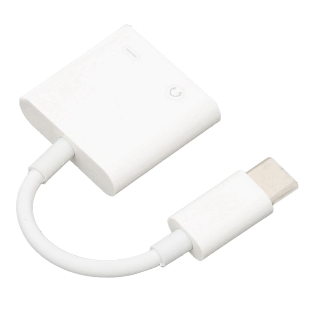 Cable Adaptador de auriculares tipo C Bling Bling Adaptador de audio digital tipo C dual