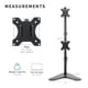 thumbnail image 2 of Base Soporte Doble Monitor Escritorio Vertical 13-30 /u Vivo STAND-V002, 2 of 5