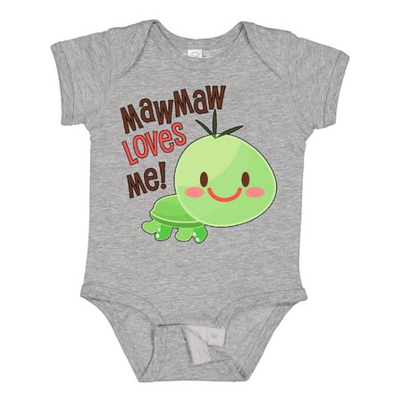 

Inktastic Mawmaw Loves Me- Cute Turtle Gift Baby Boy or Baby Girl Bodysuit