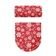 thumbnail image 5 of HELLHERO Candy Pattern 2 Piece Toilet Lid Cover Elastic Bottom Elastic Fabric, Soft, Toilet, 5 of 8