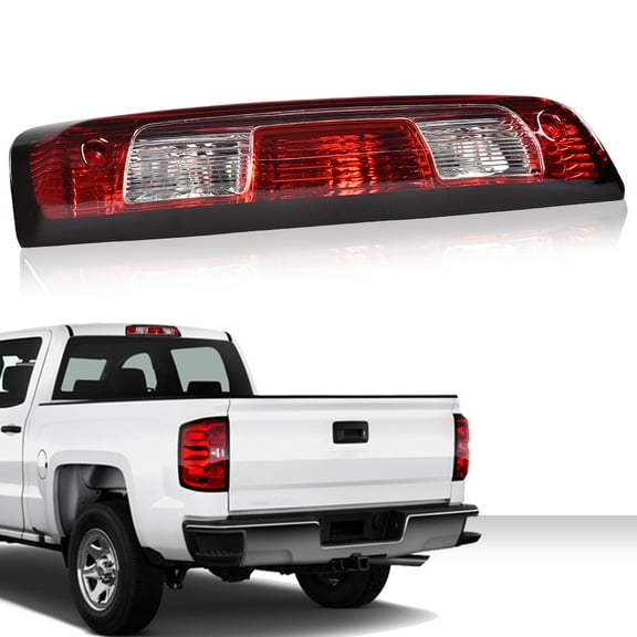 CROSSDESIGN High Mount Third Brake Light Fit for Chevrolet Silverado/GMC Sierra 1500 2500 3500 2015-2019