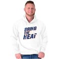 thumbnail image 4 of Bring The Heat Baseball Pitcher Hoodie Hooded Sweatshirt Men Brisco Brands X, 4 of 6
