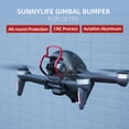 thumbnail image 3 of Sunnylife Cámara Lente Aluminio Aleación Anti-Collision Recorder Video Bar Bar Gimbal Parachoques Reemplazo Piezas Negro AweSitey EL006181-02, 3 of 7