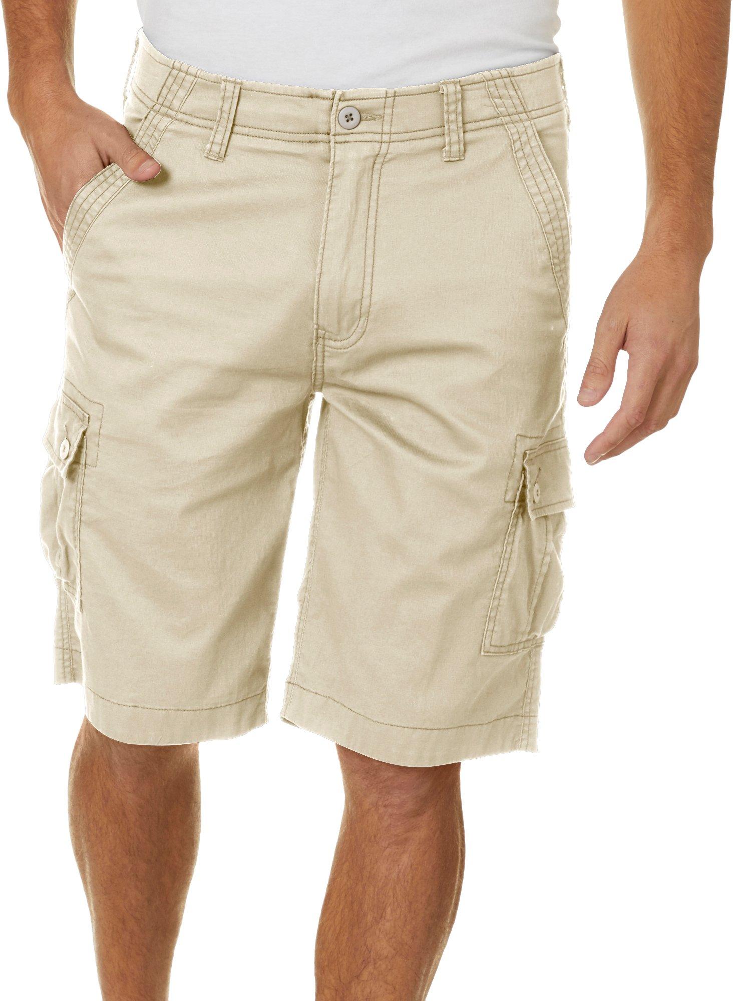 Wearfirst Wearfirst Mens Fine Fallie Comfort Waist Cargo Shorts