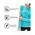thumbnail image 4 of Womens Long Sleeve UPF 50+ UV Sun Protection Shirts Rash Guard Swim T-Shirt Quick Dry for Outdoor Hiking, 4 of 5