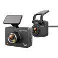 thumbnail image 1 of Kenwood DRV-A610WDP 2-Channel Compact 4K HD Dash Camera with 2" Display, Wi-Fi, and GPS — includes Rear-View Cam, 1 of 10
