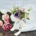 thumbnail image 5 of WRISTBIQUE Polyester Artificial Flowers Bouquet For Brides Parties 1Pack 10.6X7.9X6.3In, 5 of 8