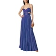 thumbnail image 3 of SAYOO Vestido largo para mujer, correa de espagueti, sin mangas, sin espalda, con cuello en V y plisado SAYOO Moda, 3 of 10