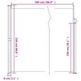thumbnail image 2 of vidaXL Retractable Side Awning Black 220x500 cm, 2 of 5