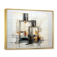 thumbnail image 2 of Designart "Perfume Geometric composition" Modern Floater Framed Canvas Wall Art, 2 of 7