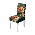 thumbnail image 2 of Fundas de tela para sillas, decoraciones navideñas, fundas elásticas para sillas de comedor, fundas lavables para sillas de cocina, decoración navideña, fundas para sillas para fiestas, decoraciones d, 2 of 6