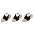 thumbnail image 2 of relayinert Cycling Wrist Mirror Wide Angle Rear View Mirror Cycling Safety Arm Back Mirror Rear Reflector New Rearview Mirrors black 9*8*2.5cm 3Set, 2 of 6