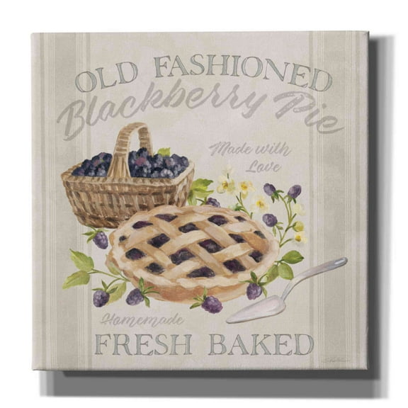 Epic Graffiti 'Homemade Happiness V' by Silvia Vassileva, Canvas Wall Art, 12"x12"