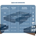 thumbnail image 2 of Bed Frame with 2 Storage Drawers, Wooden Low Profile Bed Frame, No Headboard, Wood Slat Support, Noise Free, No Box Spring Needed, Easy Assembly, 2 of 7