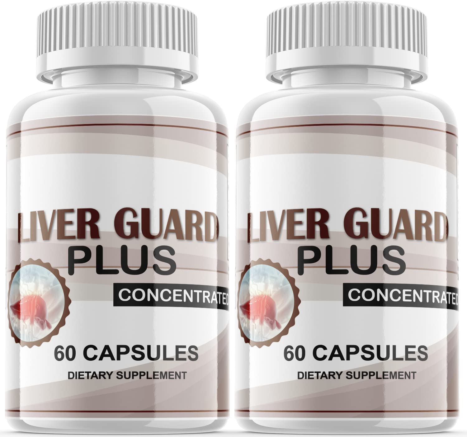 (2 Pack) Liver Guard Plus Dietary Supplement Pills Advanced Formula