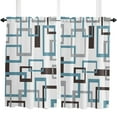 thumbnail image 5 of Medieval Geometry Mid Century Curtain Home Decoration Living Room Short Curtains Window Treatments For Kitchen Bedroom, 5 of 6