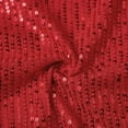 thumbnail image 7 of Hontri Cute Winter Jackets for Women on Sales, Women's Sequin Open Front Collarless Party Glitter Sparkly Crop Jacket Red, 7 of 7