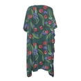 thumbnail image 2 of HELLHERO Polyester Swim Coverup for Summer Lightweight Free Size Womens Beach Coverups Kimono Cardigan Cover Up Cherry Print, 2 of 6