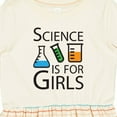 thumbnail image 4 of Inktastic Science is for Girls Girls Toddler Dress, 4 of 5