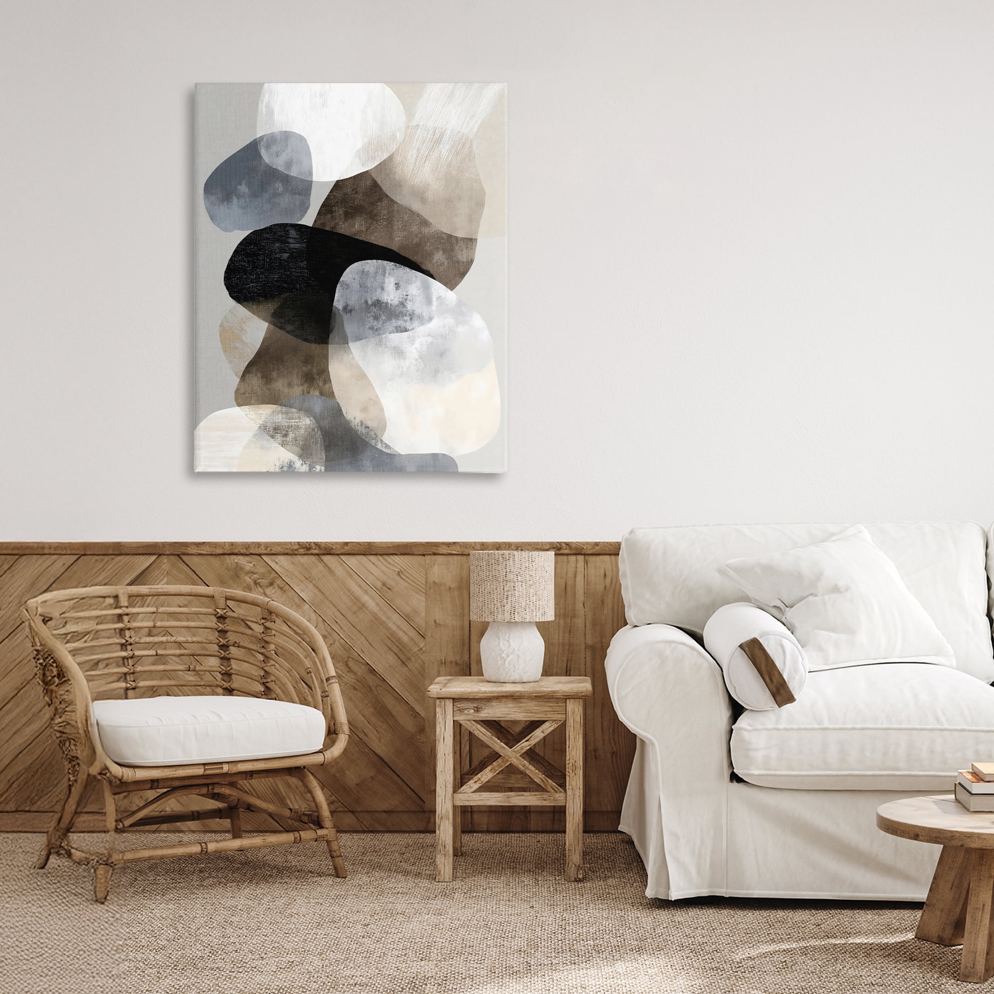 Stupell Industries Thoughts In Muted Layers Canvas Wall Art, design by Ink Drop Loft