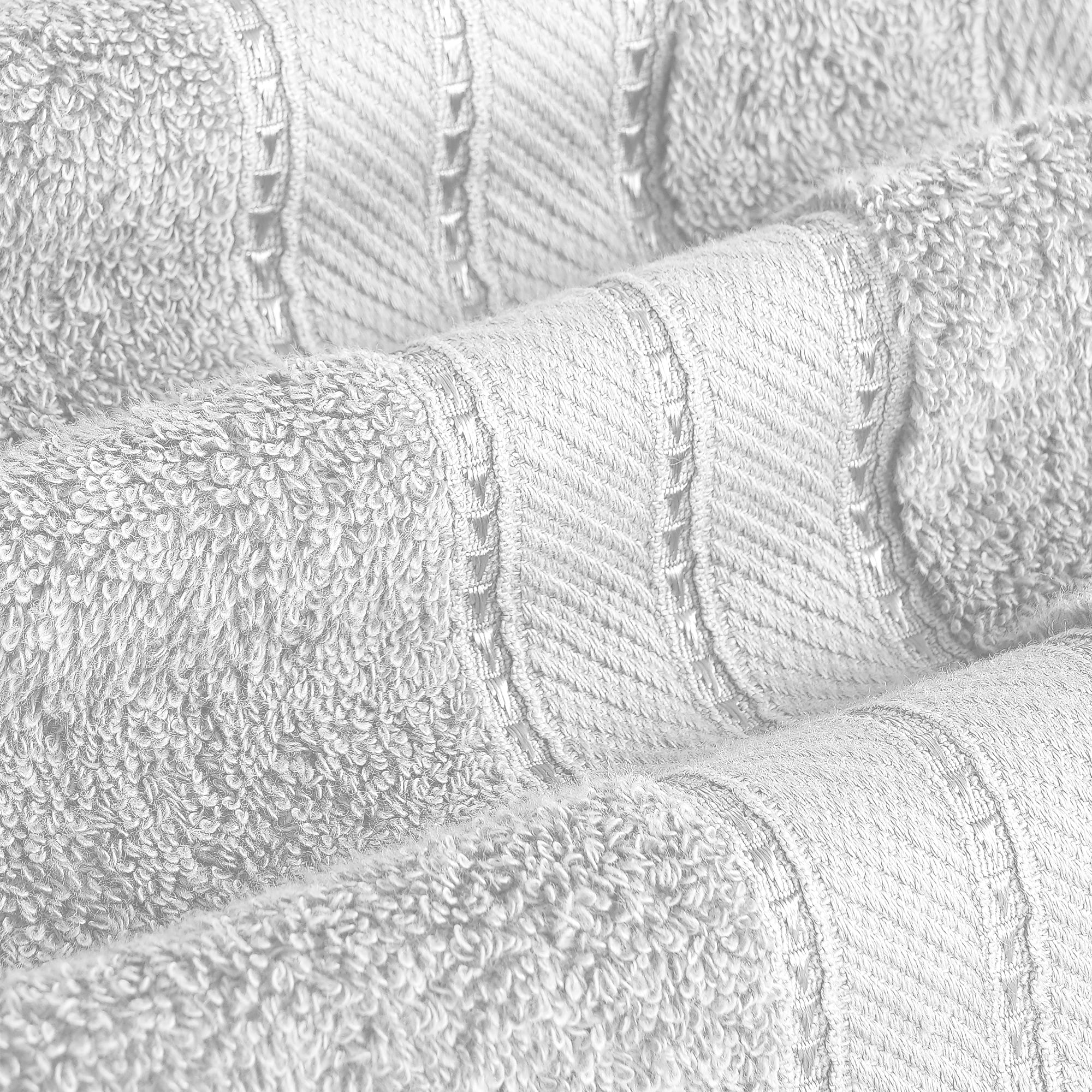 Modern Threads Spunloft Cotton Bath Towels, Gray (4 Count)