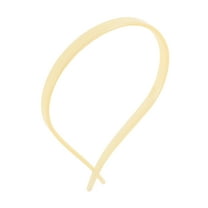 Unique Bargains 1 Pc Fashion Acetate Headbands for Women Light Yellow