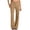 A, variant on ManxiVoo Women's Classic Twill High Waist Straight Leg Pants with Button Detail Casual Comfortable Work Trousers Versatile L Size