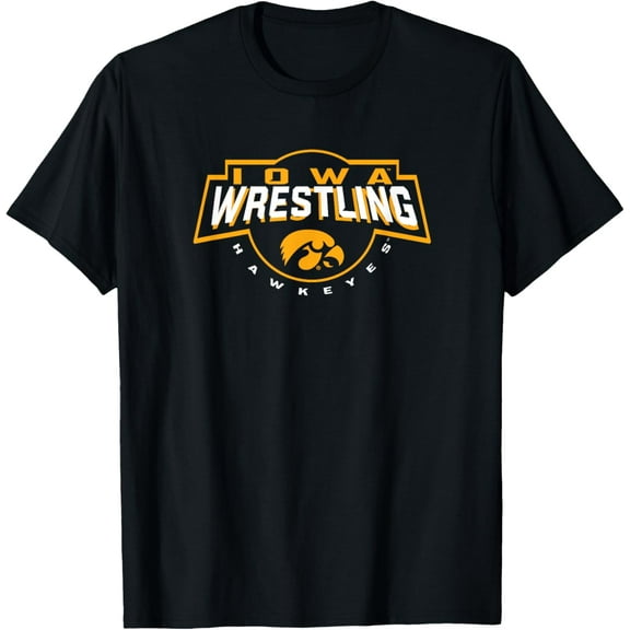 Iowa Hawkeyes Wrestling Pin Officially Licensed T-Shirt
