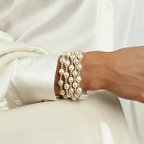 Baroque Pearl Multi-layer Double Beaded Bracelet