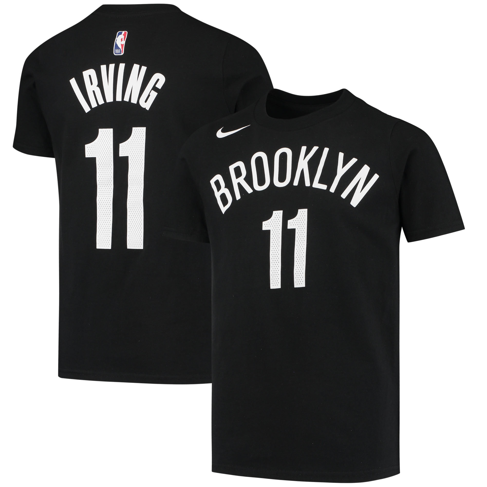Youth Irving Black Brooklyn Nets Logo Name & Number T -Shirt - Walmart.com