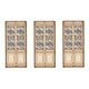 thumbnail image 3 of Puerta hueca exterior de madera en miniatura para decoración de jardín, sin pintar, para muebles A, 3 of 9