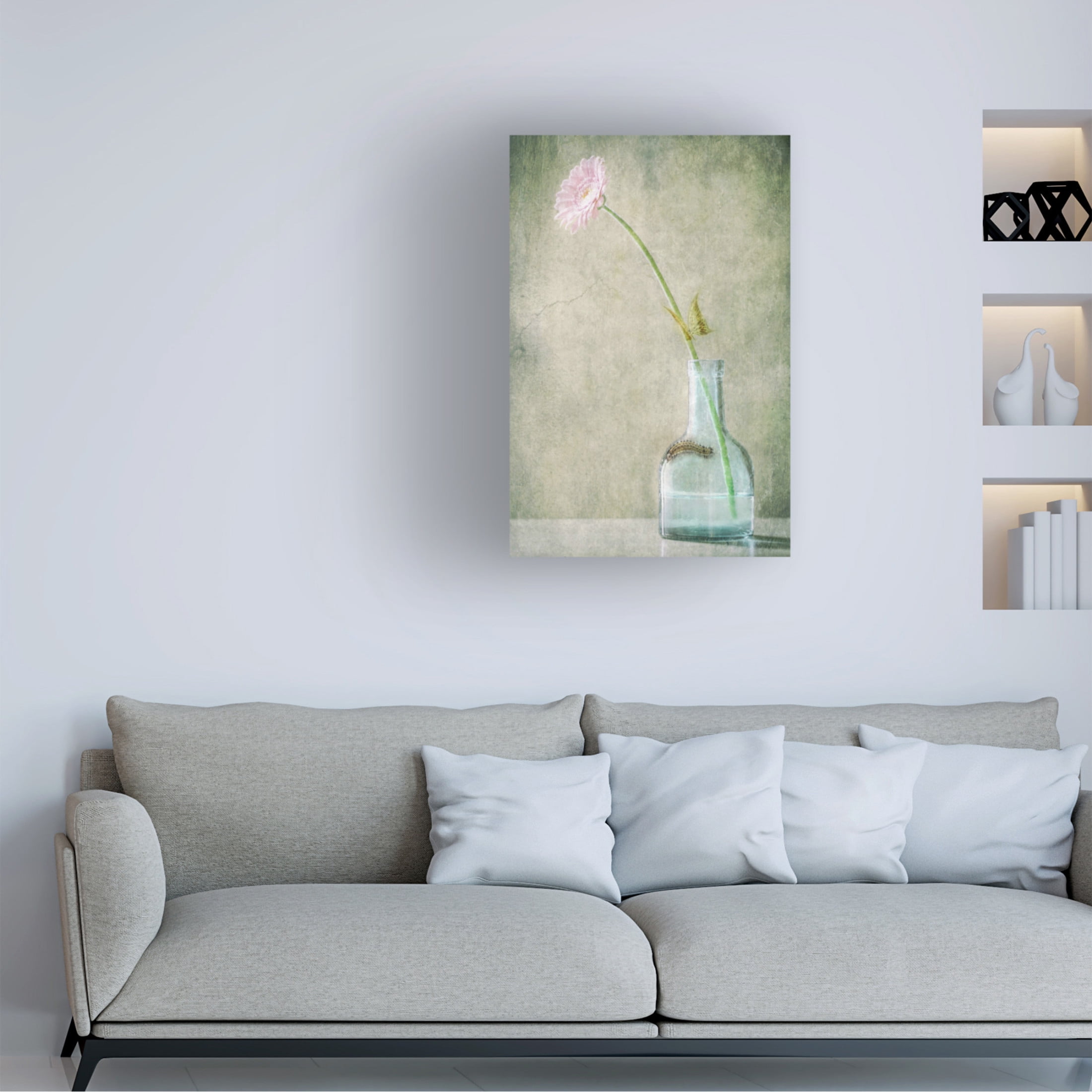 Canvas Wall Art - Delphine Devos 'A Quiet Summer Day' Wall Art for Living Room, Bedroom, or Office D?cor by Trademark Fine Art - 30 x 47 Inches