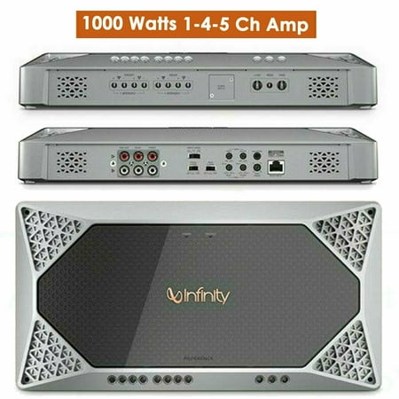 Infinity REF-704A 1000 Watts Mono 4-, and 5 Channel Car Amplifier Ref Series