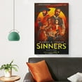 thumbnail image 3 of Sinners Canvas Wall Art Movie Poster Room Decor P-3, 3 of 7