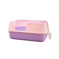 thumbnail image 4 of Caja de Arena para Gatos, Inodoro de Viaje, Cama Elevada, Orinal Resistente para Gatitos, Inodoro para Gatos, Caja de Arena para Gatos de Interior, Ga Rosa, 4 of 8