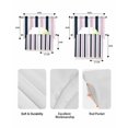 thumbnail image 6 of Pink Navy Blue Striped Kitchen Curtains Sets 36 Inch Length with Valance, Farmhouse Stripe Art Swag Valances and Tiers Curtain Set Drapes Swag Curtains for Living Room, Bathroom, Bedroom, Cafe, 6 of 6