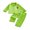 Fluorescent Green, variant on RUINIXCW Toddler Baby Girl Boy Christmas Silk Satin Pajamas Set Kids PJS Set Sleepwear Heart Print Long Sleeve Collar Button Down Shirt And Pants Set