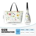 thumbnail image 4 of Easygdp Wildflowers Bolsa de Viaje de Playa de Gran Capacidad, Bolsa Tote Perfecta para la Playa, Escapadas de Fin de Semana y Viajes, 4 of 7
