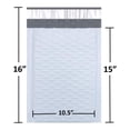 thumbnail image 4 of Sales4Less #5 Poly Bubble Mailers 10.5X16 Inches Padded Envelope Mailer Waterproof Pack of 10, White, 4 of 5